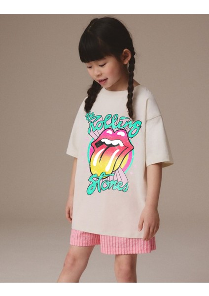 Rolling Stones Oversize Pamuklu Tişört
