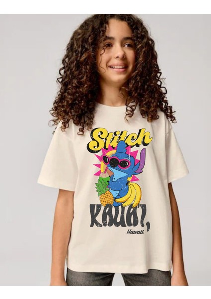 Stitch Pamuklu Tişört