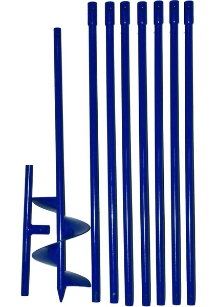 Botanik Ticaret Toprak Burgu Makinesi Su Sondaj Aleti 8 M