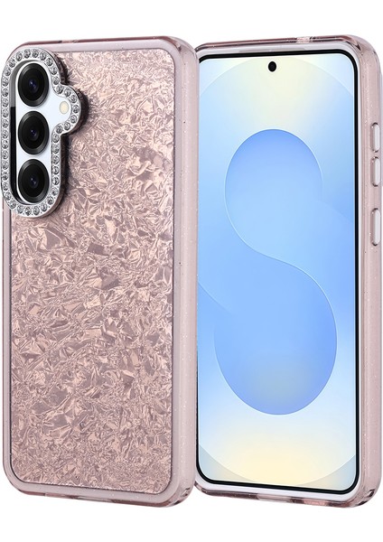 Samsung Galaxy S25 Plus Kılıf Taşlı Tasarımlı Kapi Kapak