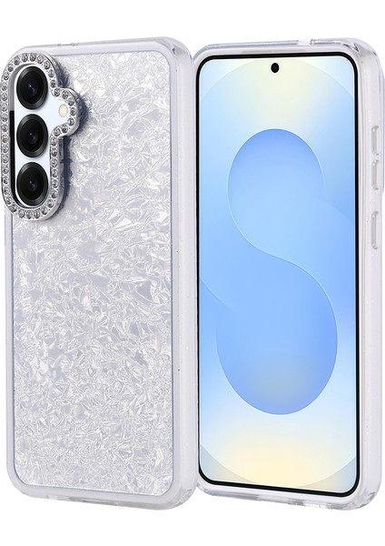 Samsung Galaxy S25 Plus Kılıf Taşlı Tasarımlı Kapi Kapak