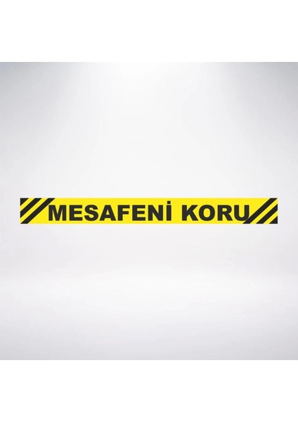 Mesafeni Koru 100X10 Sticker 20X28 cm