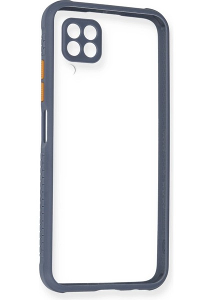 Huawei P40 Lite Kılıf Miami Şeffaf Silikon - Gri Ynsmr