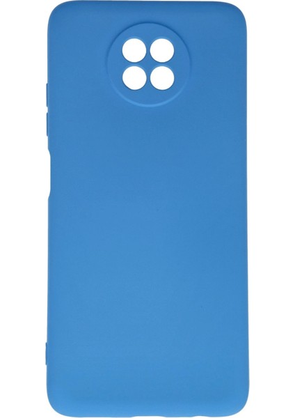 Xiaomi Redmi Note 9 5g Kılıf Nano Içi Kadife Silikon - Mavi Ynsmr