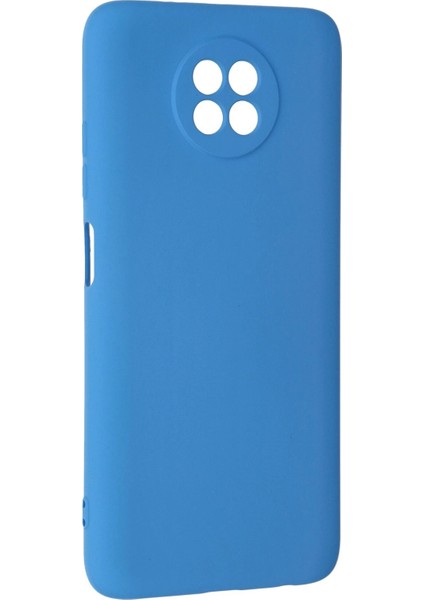 Xiaomi Redmi Note 9 5g Kılıf Nano Içi Kadife Silikon - Mavi Ynsmr