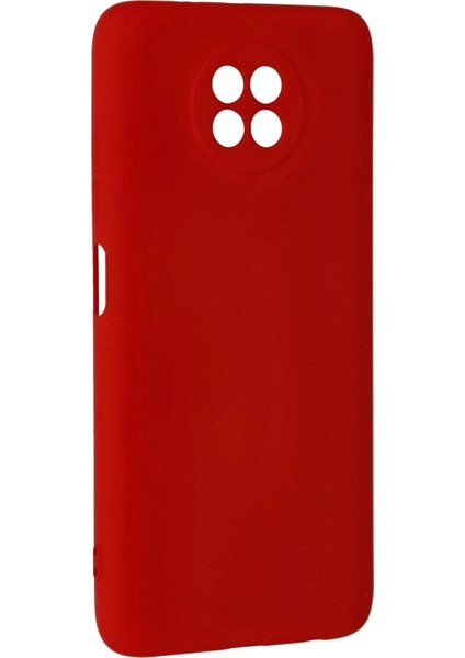 Xiaomi Redmi Note 9 5g Kılıf Nano Içi Kadife Silikon - Kırmızı Ynsmr