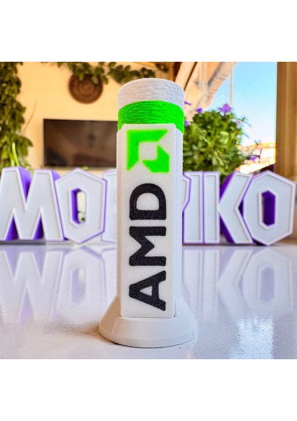 Amd Tasarım Yükseklik Ayarlı Ekran Kartı Destek Aparatı,ekran Kartı Tutucu Amd Beyaz