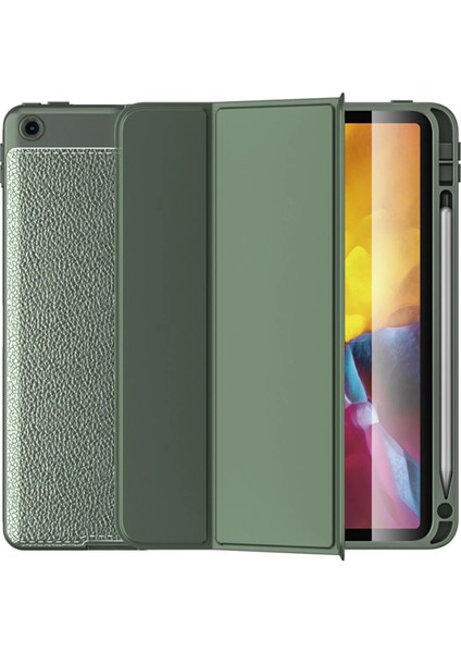 Apple iPad 10.2 (7.nesil) Kılıf Tablet Focus Silikon - Yeşil Ynsmr