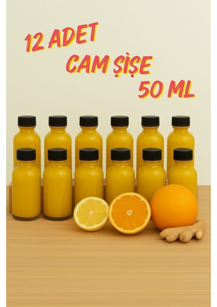 12 Adet Şeffaf Cam Shot Şişesi Sızdırmaz Siyah Plastik Kapaklı Kolonya Koku Süs Çok Amaçlı Şişe 30ML