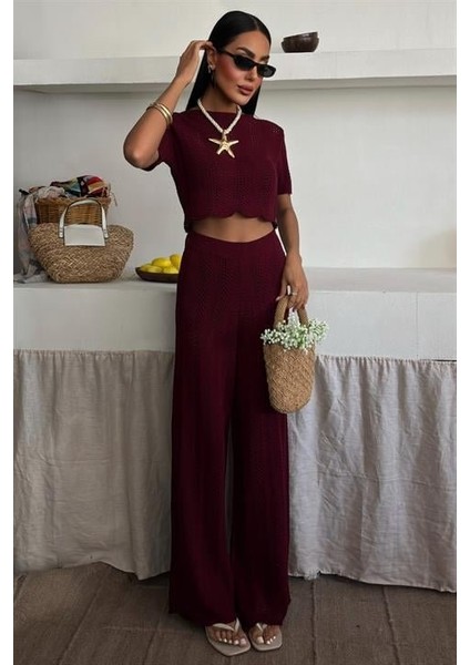 Triko Bluz Pantolon Ikili Takım 10084-025