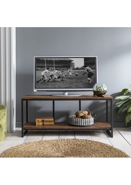 Yumo Doğal Masif Panel Ahşap Tv Ünitesi
