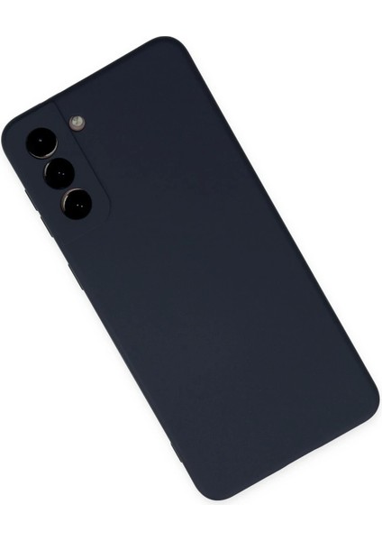 Samsung Galaxy S21 Kılıf Nano Içi Kadife Silikon - Lacivert Ynsmr