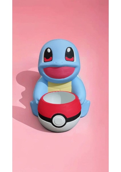 Squirtle Pokemon Kalemlik Fırçalık & Masaüstü Organizer indirimleri