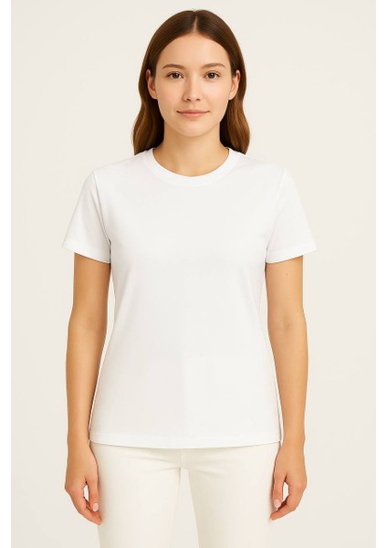 Larınna Unisex Slim Fit Dar Kesim Yumuşak Dokulu Siyah Bisiklet Yaka Basic Tişört Pamuklu modelleri