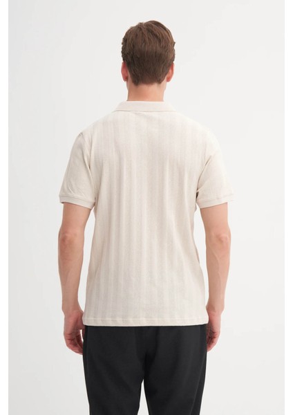 Bej Erkek Polo Yaka T-Shirt 4257 fırsatları