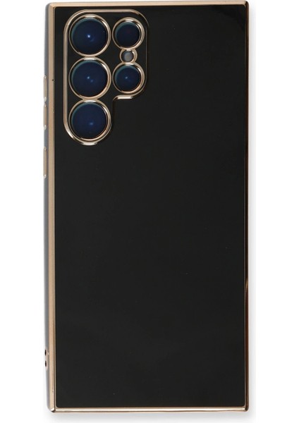 Samsung Galaxy S22 Ultra Kılıf Volet Silikon - Siyah Ynsmr