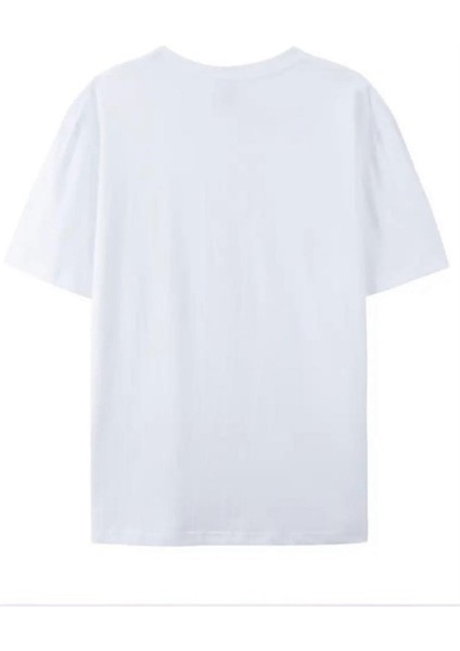 Unısex Beyaz Oversize Tshirt