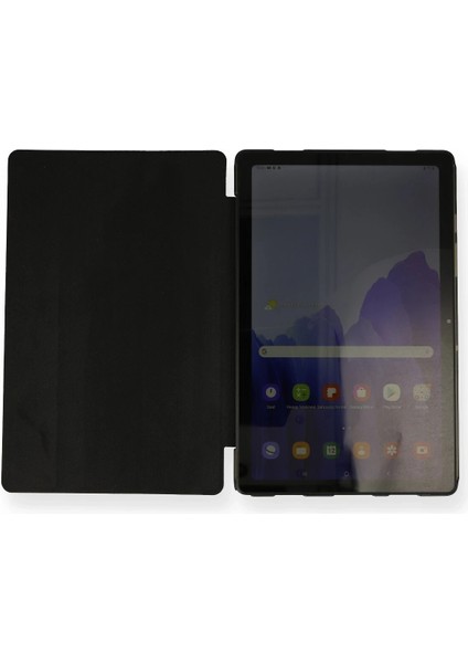 Samsung Galaxy T970 Tab S7 Plus 12.4 Kılıf Tablet Smart Kılıf - Siyah Ynsmr