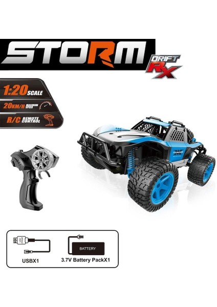 SYR-66764MA Kumandalı 2.4ghz Şarjlı 1:20 Storm Drift Araba modelleri