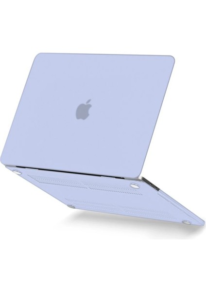 Macbook Pro 13 2021 Macbook Buzlu Kapak - Lila Ynsmr