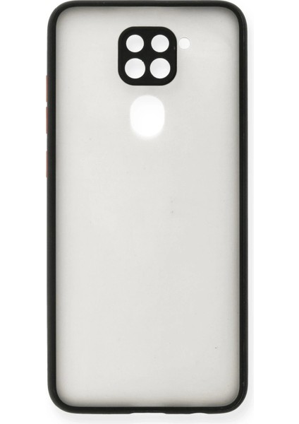 Xiaomi Redmi Note 9 Kılıf Montreal Silikon Kapak - Siyah Ynsmr