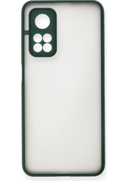 Xiaomi Mi 10T Kılıf Montreal Silikon Kapak - Yeşil Ynsmr