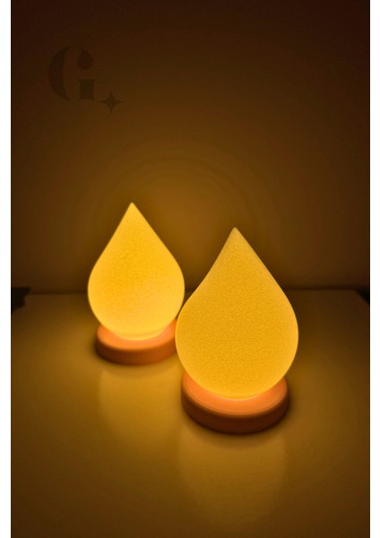 Alev Figürlü Tealight LED Mum Lamba
