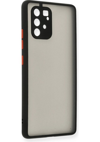 Samsung Galaxy A91 / S10 Lite Kılıf Montreal Silikon Kapak - Siyah Ynsmr