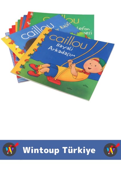 Eğitici Eğlenceli Ilgi Çekici Dil Bilgisi Gelişimi Bebek Çocuk Hikaye Kitapları Caıllou 10'lu Set modelleri