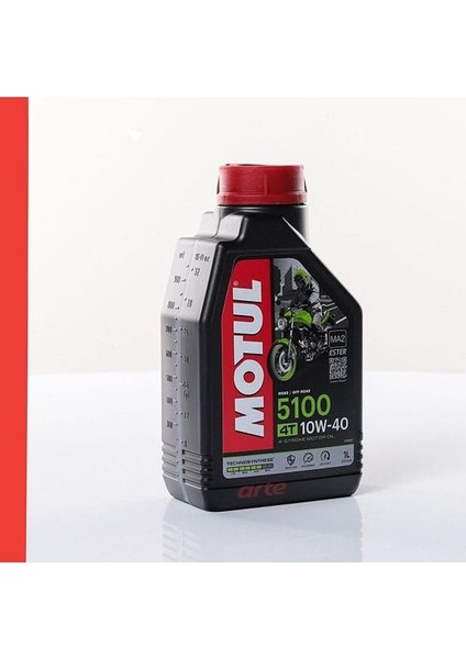 5100 10W-40 4T Motosiklet Motor Yağı – 1 Litre | Yarı Sentetik | Güncel Ürün modelleri
