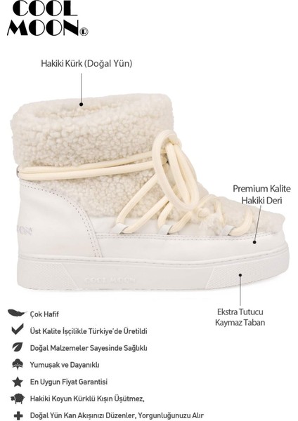 Hakiki Kürklü Kadın Sneakers 355067