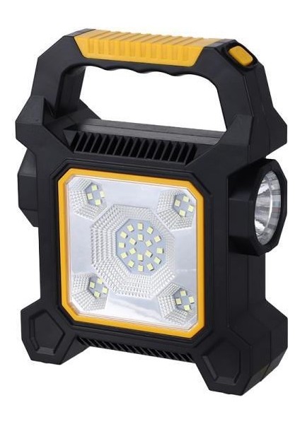 Powermaster JY-258C 3 Kademeli Şarjlı Çok Fonksiyonlu Solar Işıldak (Om-17)