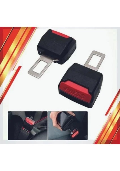Daihatsu Charade Uyumlu Emniyet Kemeri Adaptör 2 Adet