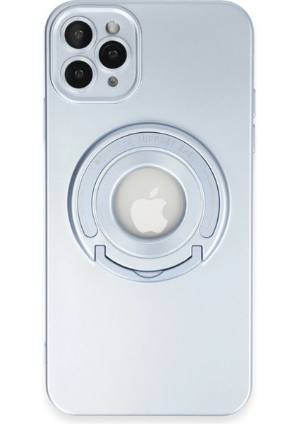 Apple iPhone 11 Pro Max Kılıf Lukka Magneticsafe Kapak - Sierra Blue Ynsmr