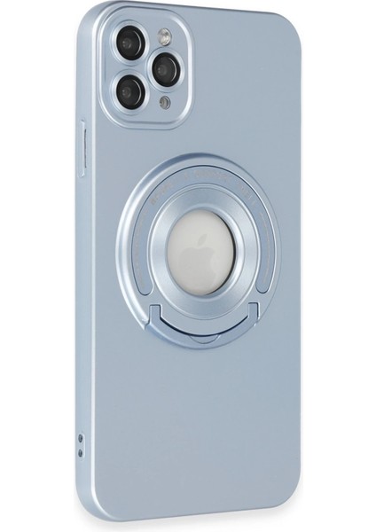 Apple iPhone 11 Pro Max Kılıf Lukka Magneticsafe Kapak - Sierra Blue Ynsmr