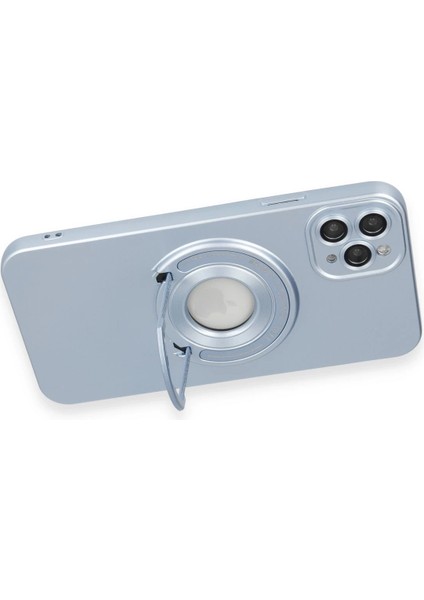Apple iPhone 11 Pro Max Kılıf Lukka Magneticsafe Kapak - Sierra Blue Ynsmr