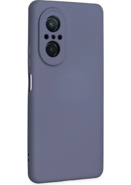 Huawei Nova 9 Se Kılıf Nano Içi Kadife Silikon - Gri Ynsmr