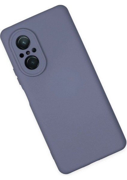 Huawei Nova 9 Se Kılıf Nano Içi Kadife Silikon - Gri Ynsmr