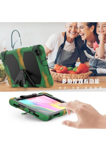 Samsung Galaxy T290 Tab A 8 Kılıf Griffin Tablet Kapak - Kamuflaj Ynsmr