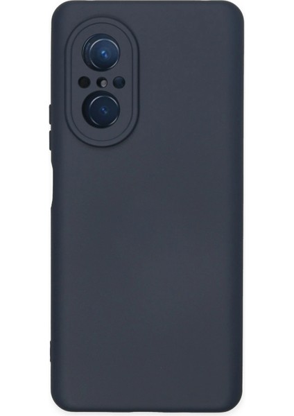 Huawei Nova 9 Se Kılıf Nano Içi Kadife Silikon - Lacivert Ynsmr