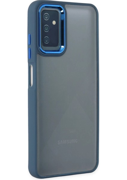 Samsung Galaxy M13 Kılıf Dora Kapak - Mavi Ynsmr
