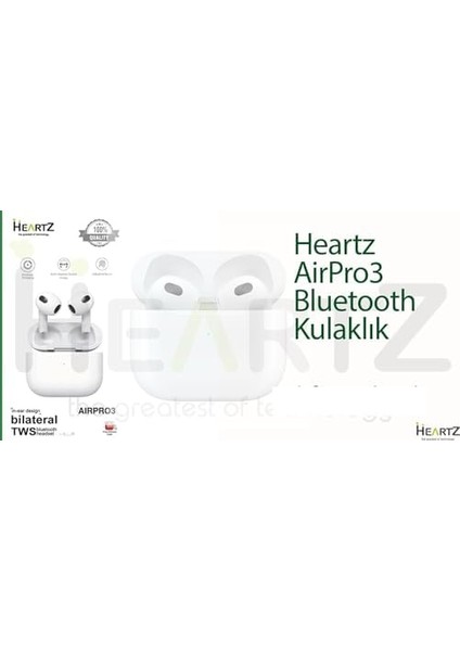 Airpods Airpro 3 Nesil Bluetooth Kulaklık Süper