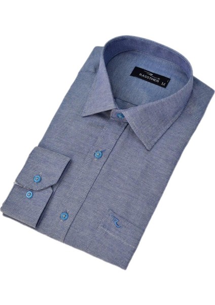 Erkek Klasik Tek Cepli Uzun Kol Gömlek BGL-ST04568