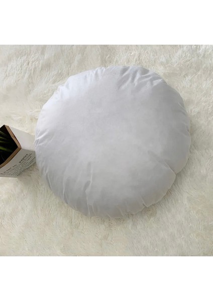 Yuvarlak Kırlent Dolgun Iç Yastık Boncuk Silikon Koltuk Yastıgı