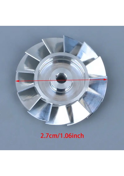 1 Adet Saç Kurutma Makinesi Parçası, Yüksek Hassasiyetli Cnc Işlenmiş Alüminyum Impeller Yedek Parça
