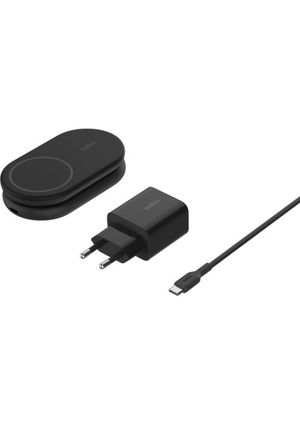 Boostcharge Qi2 15W Katlanabilir Kablosuz Şarj Cihazı WIB007VFBK