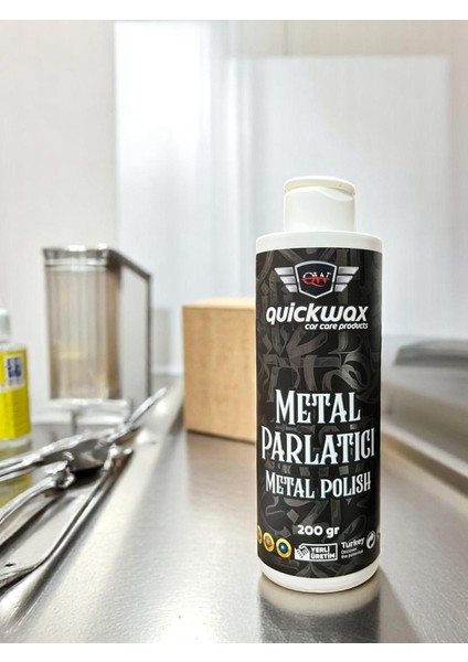 Quickwax Metal Parlatıcı 200 G – Krom, Çelik, Alüminyum Yüzeyler Için Parlaklık ve Koruma fiyatları