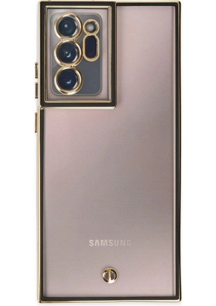 Samsung Galaxy Note 20 Ultra Kılıf Liva Lens Silikon - Siyah Ynsmr
