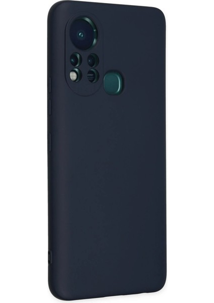 Infinix Hot 11S Kılıf Nano Içi Kadife Silikon - Lacivert Ynsmr