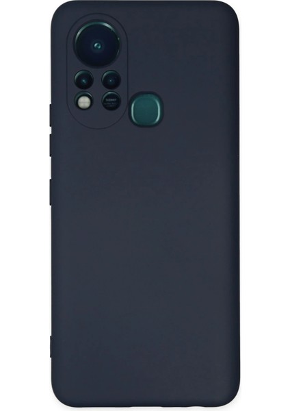 Infinix Hot 11S Kılıf Nano Içi Kadife Silikon - Lacivert Ynsmr
